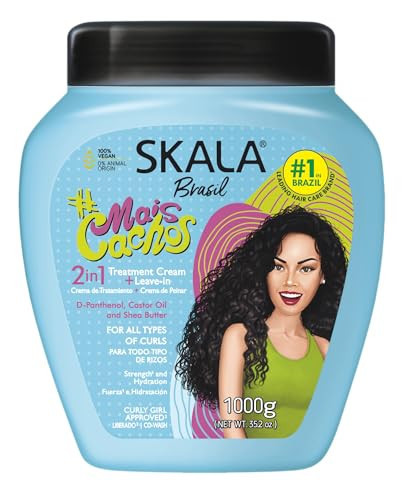 SKALA Mais Cachos for hair type 3ABC - 2 IN 1 Conditioning Treatment Cream & Cream To Comb 35.2oz | Amazon (US)