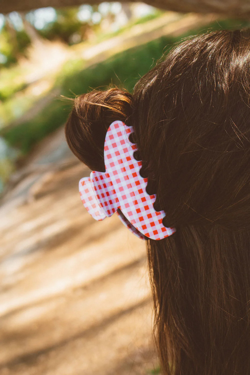 Gingham Claw Clip | Shop Andi