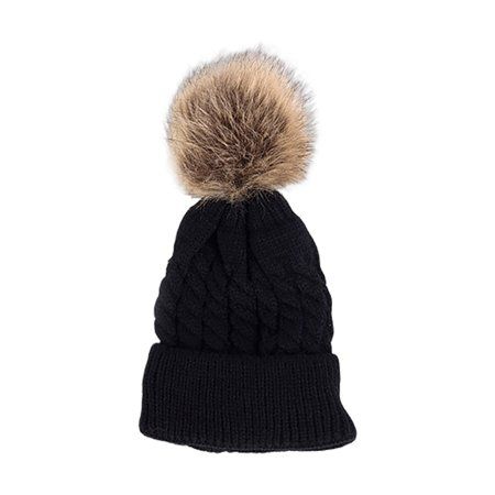 NICEXMAS Winter Children Hat Windproof Kids Cold Protection Creative Warm Woollen Hats for Kids Girl | Walmart (US)