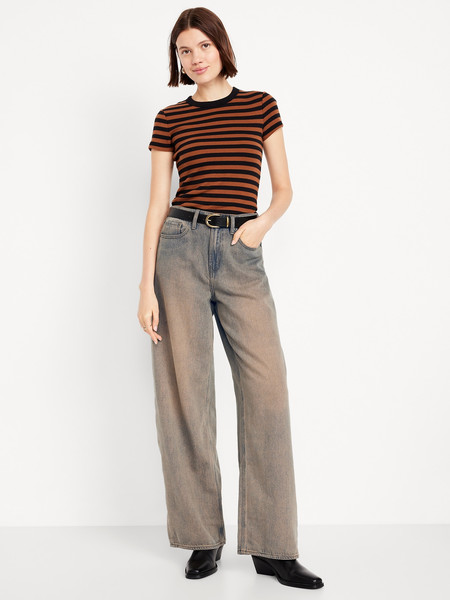 High-Waisted Baggy Wide-Leg Jeans | Old Navy (US)