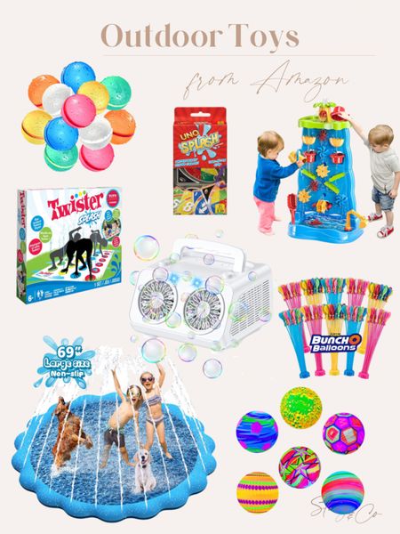 Check out these outdoor toys that are perfect entertainment for Summer!

Reusable water balloons - waterproof games - bubble machine - splash pad - water toys - light up balls

#LTKSeasonal #LTKunder50 #LTKswim