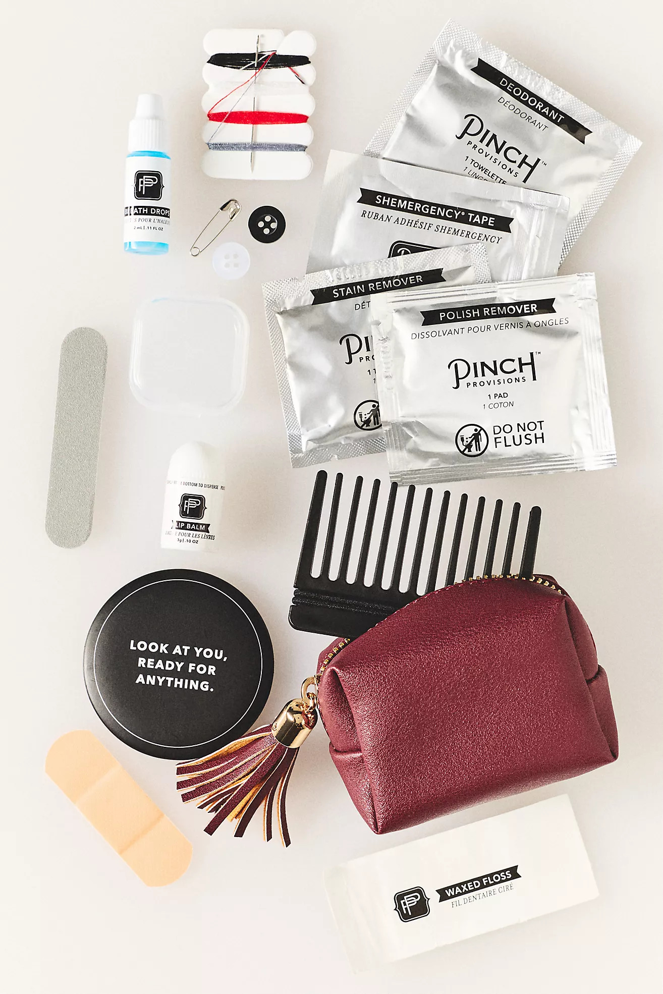Pinch Provisions Faux Leather Minimergency Kit | Anthropologie (US)