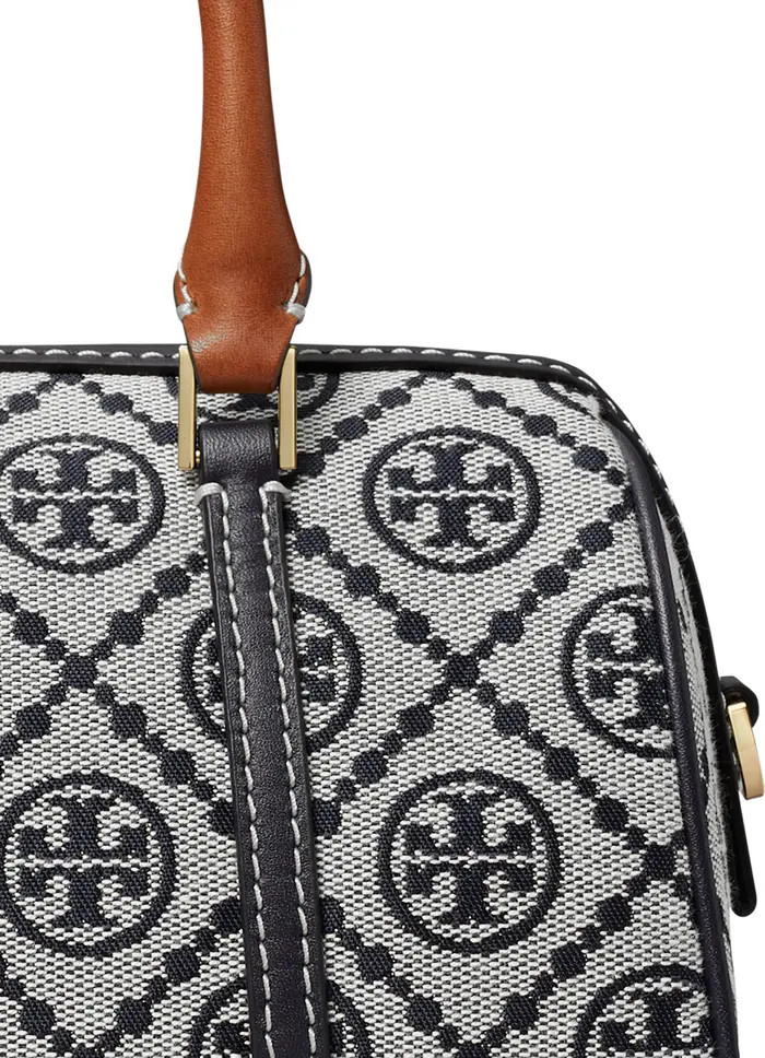 Petite T Monogram Jacquard Barrel Bag | Nordstrom