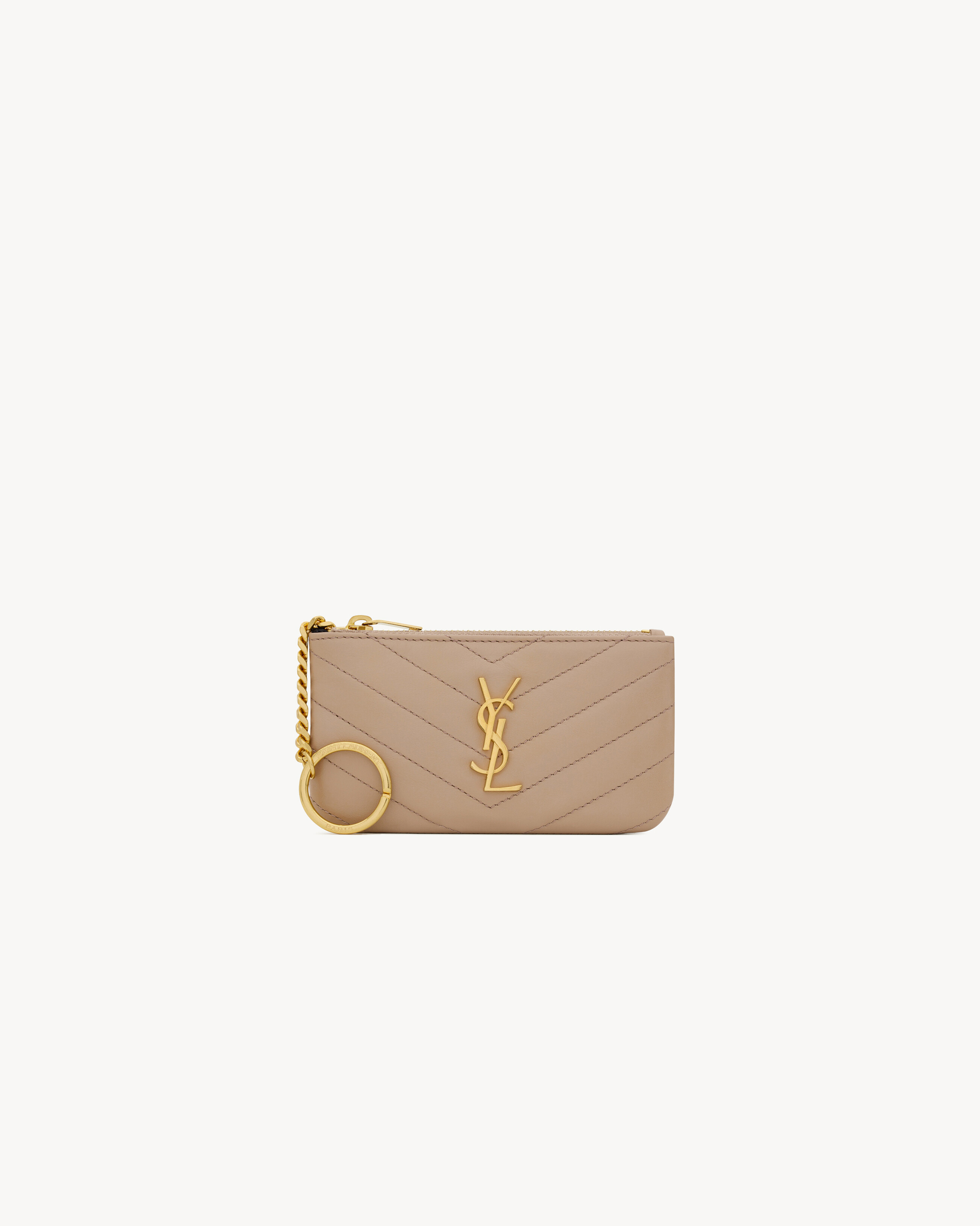 CASSANDRE MATELASSÉ key pouch in smooth leather | Saint Laurent Inc. (Global)