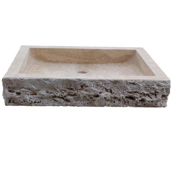 TashMart 17.5'' Stone Rectangular Bathroom Sink | Wayfair North America