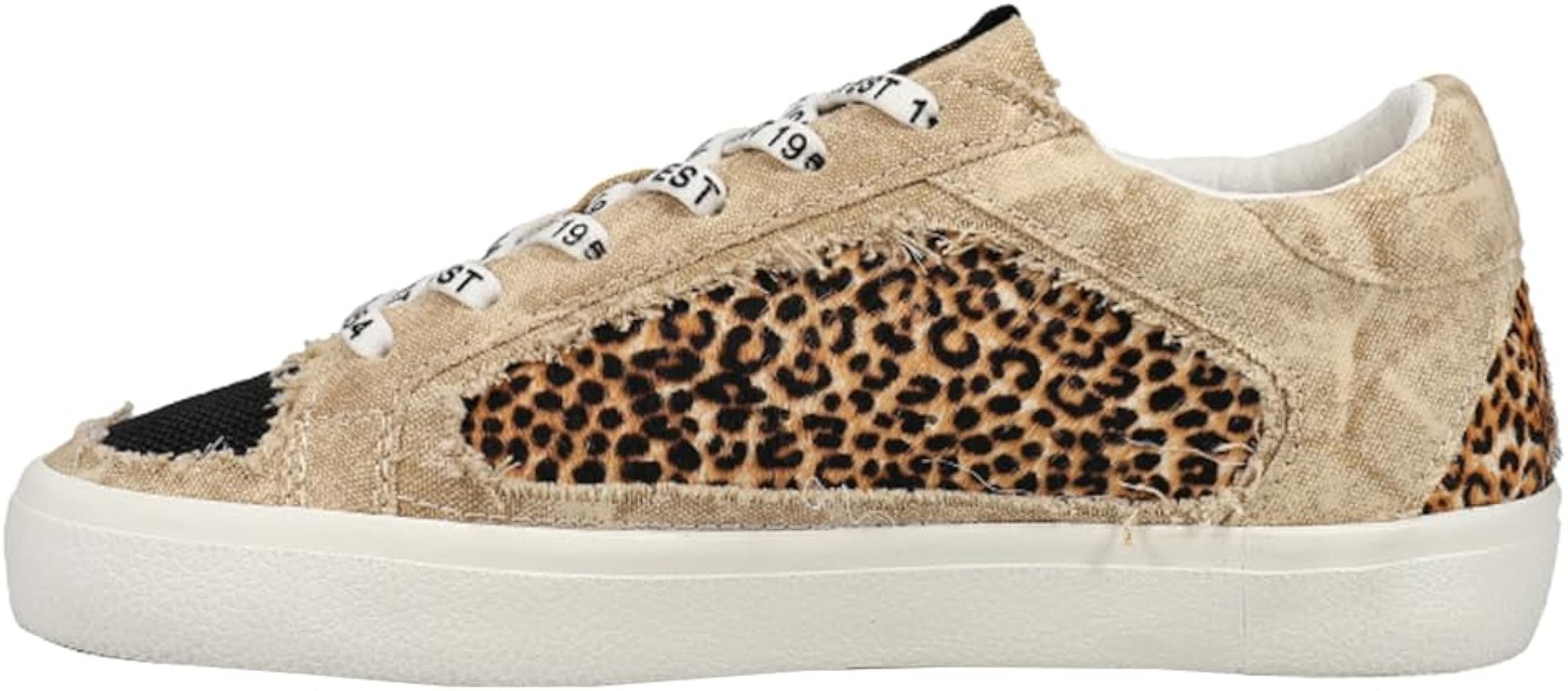 VINTAGE HAVANA Womens Wow 1 Leopard Lace Up Sneakers Shoes Casual - Brown | Amazon (US)