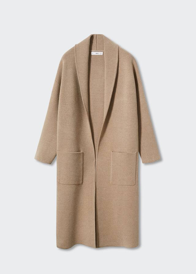 Oversized coat with pockets | MANGO (US)