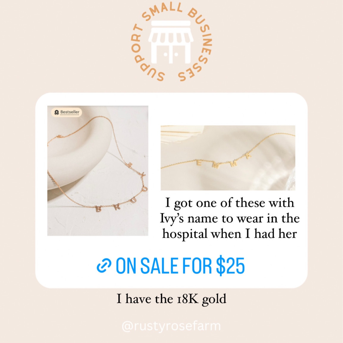 Personalized name necklace,
Gold jewelry, gift for mom, mother in law, gift idea, stocking stuffer 

#LTKGiftGuide #LTKfamily #LTKCyberWeek