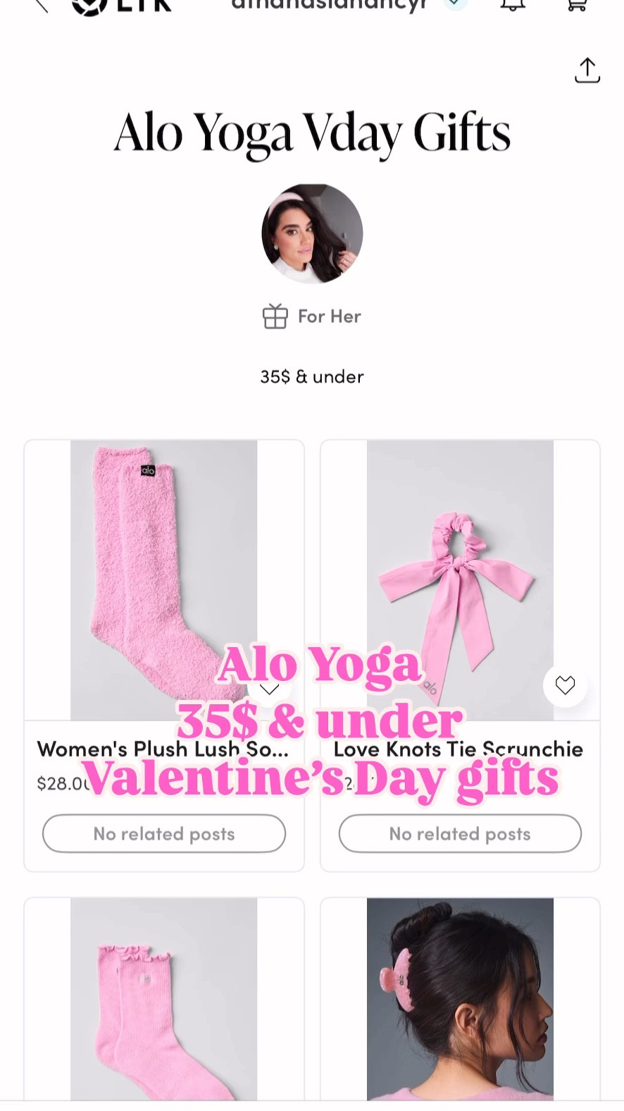Alo yoga pink gifts 


#LTKFindsUnder50 #LTKGiftGuide #LTKSeasonal