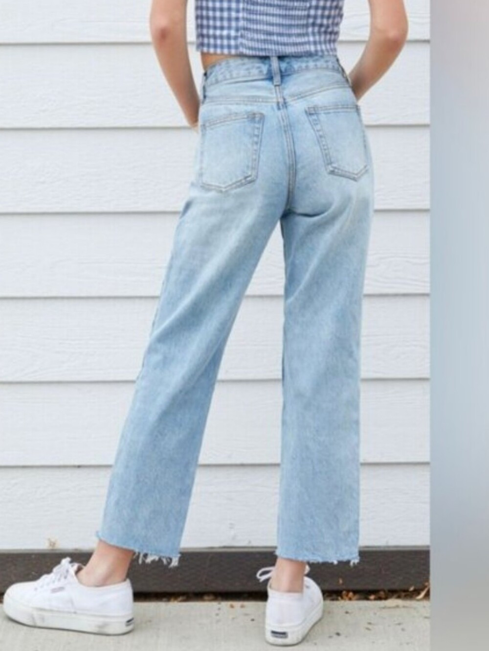 Zara Light Blue Straight-Leg Women\u2019s Jeans | Poshmark