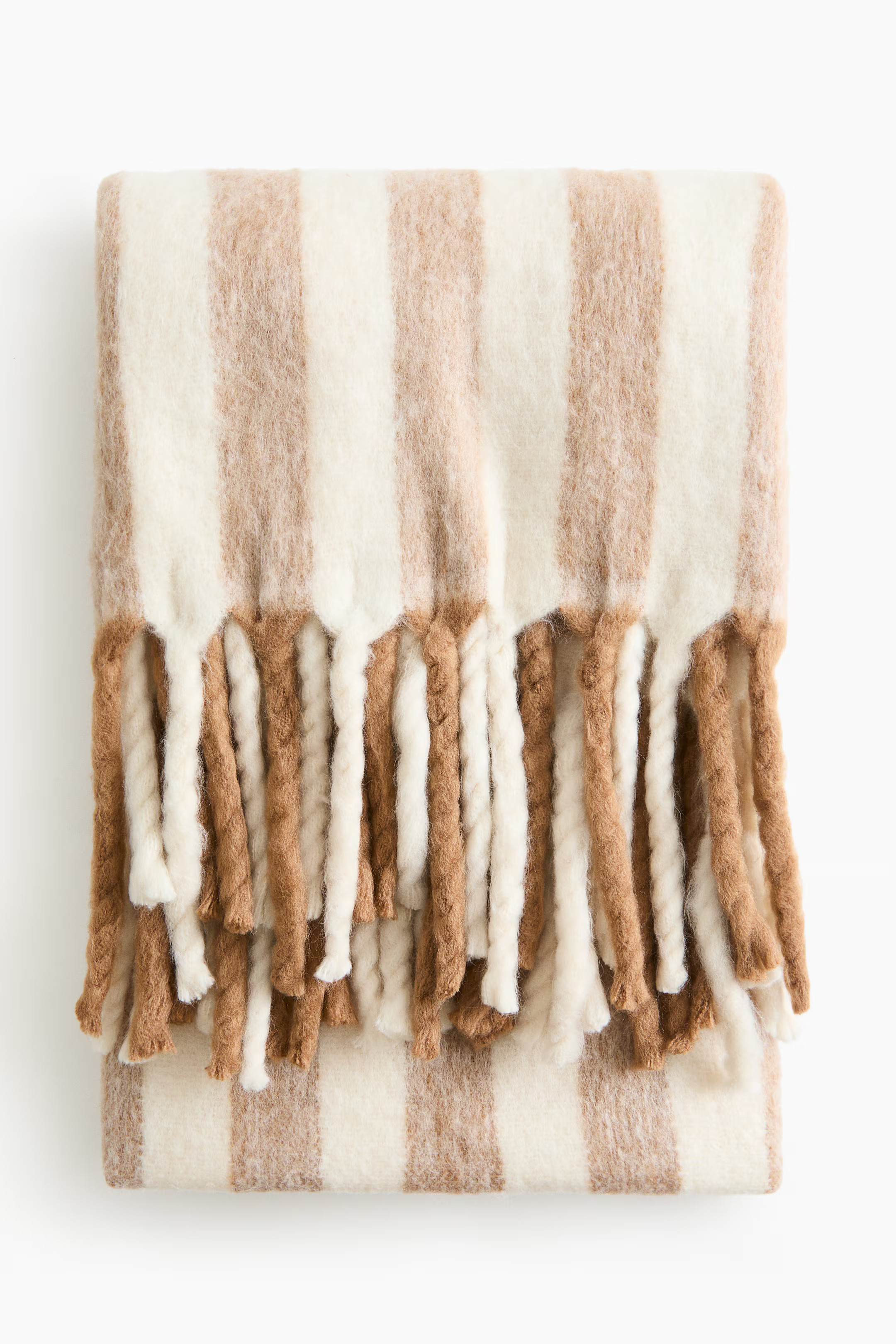 Plaid à motif en laine mélangée | H&M (FR, IT, ES, PT, BE)