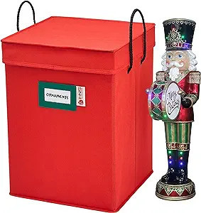 Christmas Nutcracker and Figurine Collectible Storage Box - Stores Up to 9-16" Tall Nutcrackers, ... | Amazon (US)