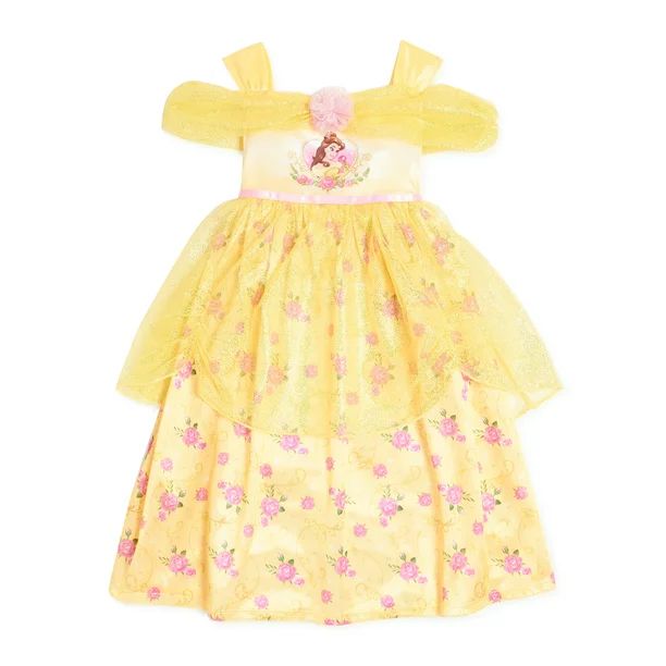 Belle Disney Princess Fantasy Gown Nightgown | Walmart (US)