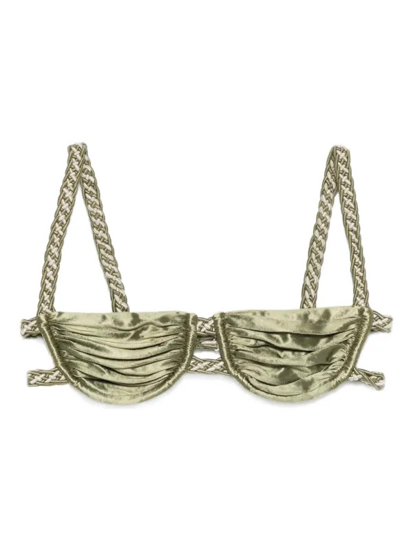 braided bikini top | Farfetch Global