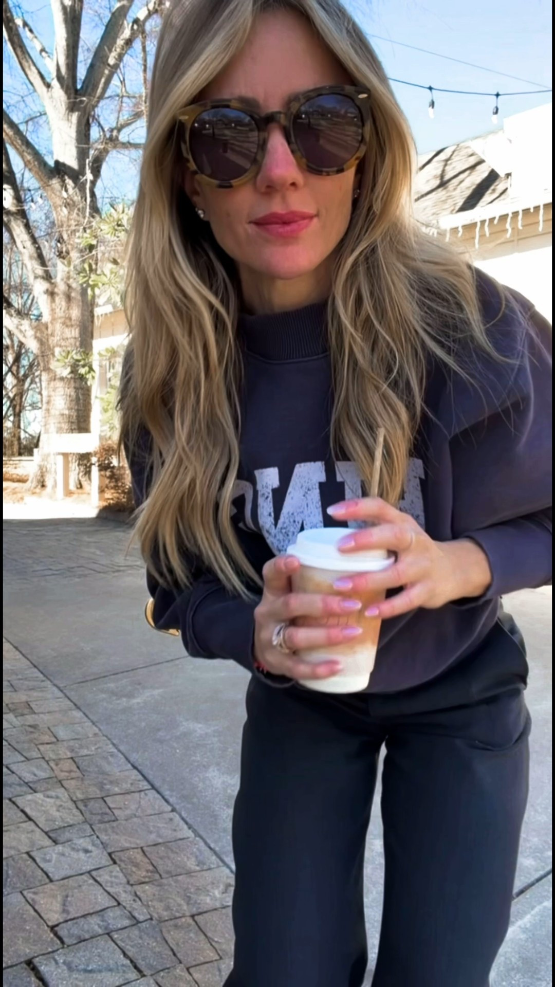 Barrel trousers are my favorite and adding a heavyweight fashion sweatshirt is the perfect combo for cool and casual but put together  

#LTKOver40 #LTKdayinmylife #LTKootd