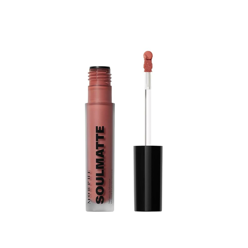 Morphe Soulmatte Velvet Lip Mousse Matte Lipstick - Air-Whipped, Soft Matte Lip Makeup with Vitam... | Amazon (US)