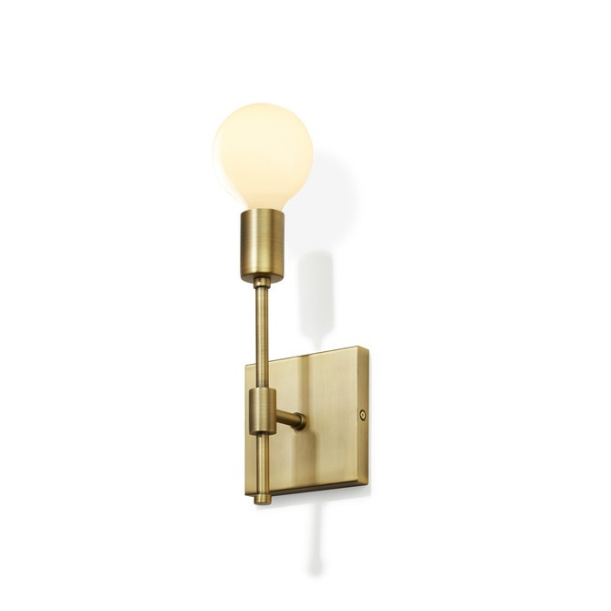 Prospect Wall Sconce, Aged Brass | Lights.com