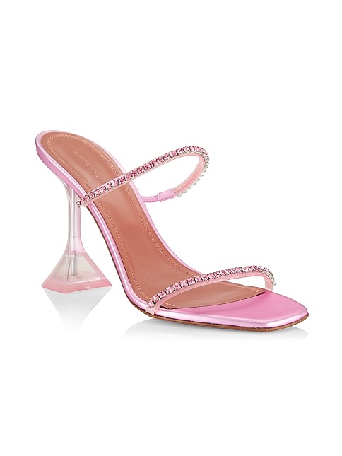 Gilda Glass Slipper Embellished Sandals | Saks Fifth Avenue