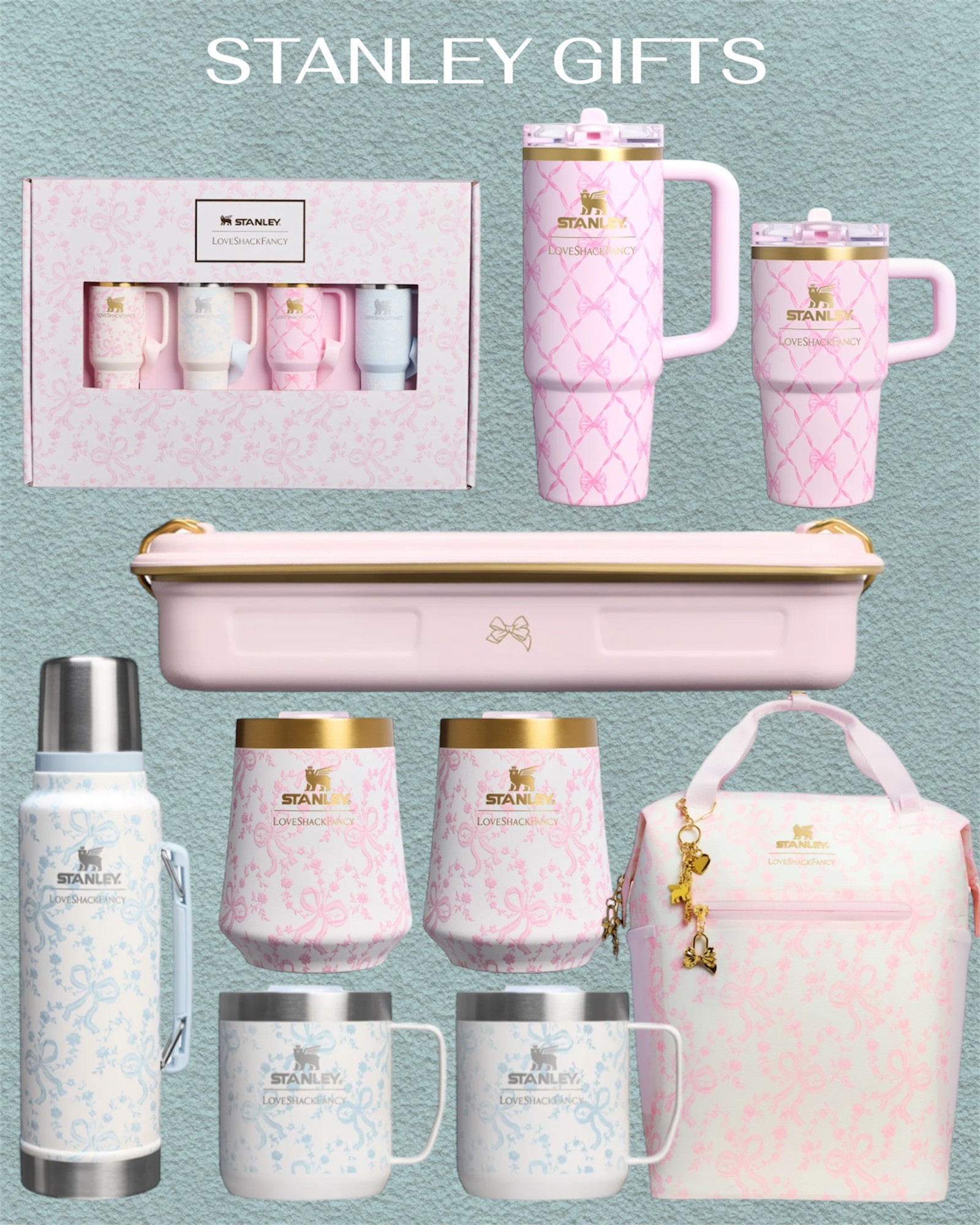 Stanley 1913 x LoveShackFancy Holiday  Collection. Beautiful gifts and gift sets! Love the mini ornament set they have this year. 

#LTKGiftGuide #LTKHome #LTKHoliday

#LTKFindsUnder50 #LTKSaleAlert #LTKFindsUnder100