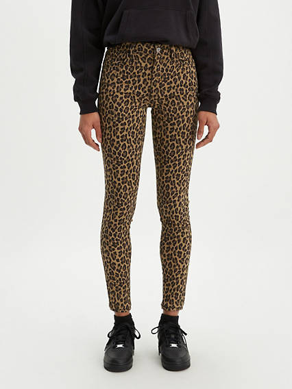 Levi's 720 High Rise Super Skinny Leopard Print Jeans - Women's 23x28 | LEVI'S (US)