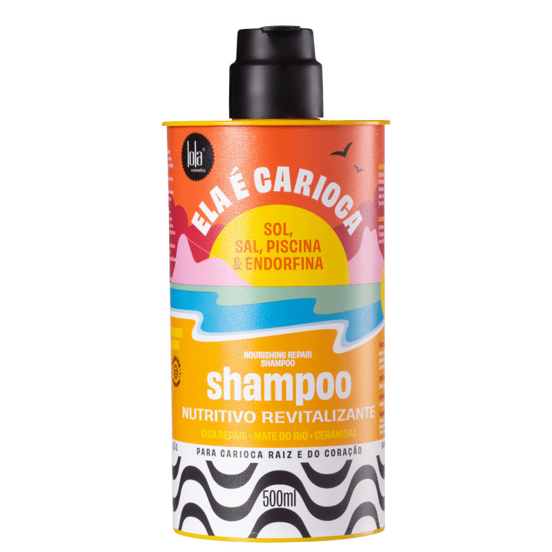 Lola Cosmetics Ela é Carioca Sol, Sal, Piscina & Endorfina – Shampoo Nutritivo 500ml | Beleza Na Web (BR)