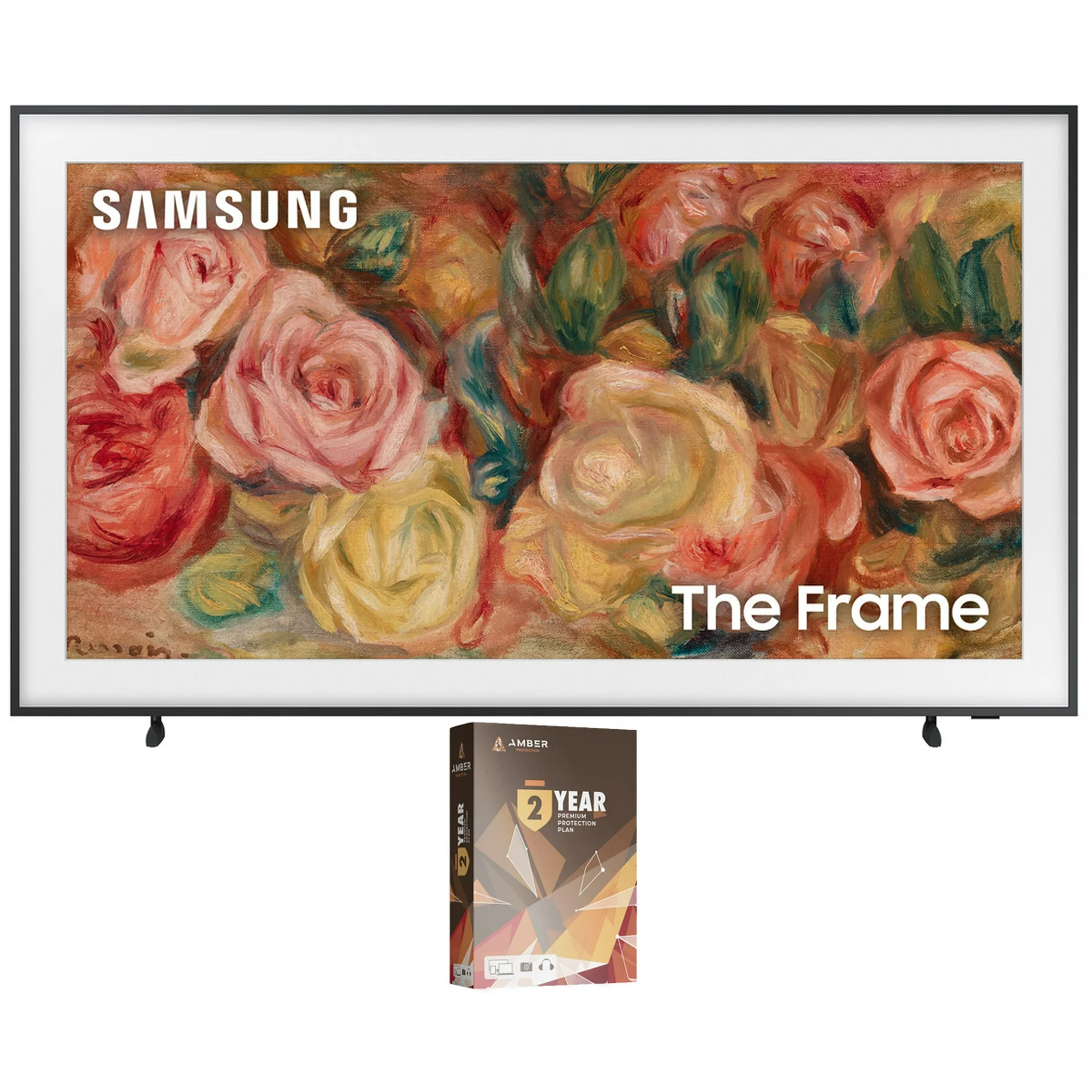 Samsung QN65LS03DAFXZA 65 Inch The Frame 4K Smart Quantum HDR TV with 2 Year Amber Protection Pla... | Walmart (US)