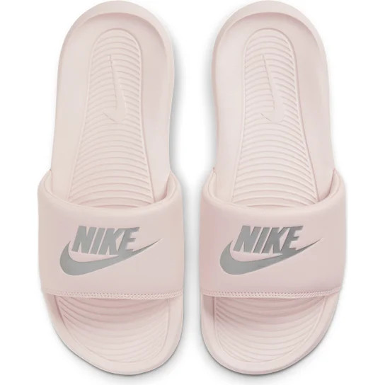 Chinelo Slide Nike Victory Feminino - Rosa+prata | Netshoes (BR)