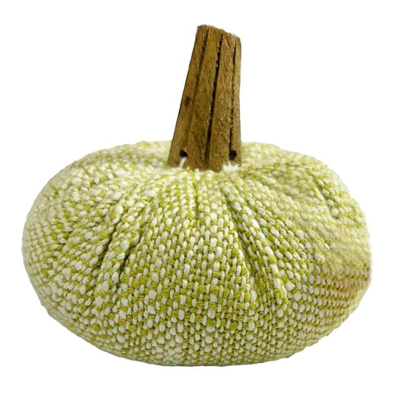 Green Fabric Pumpkin, 4", sold by At Home | At Home