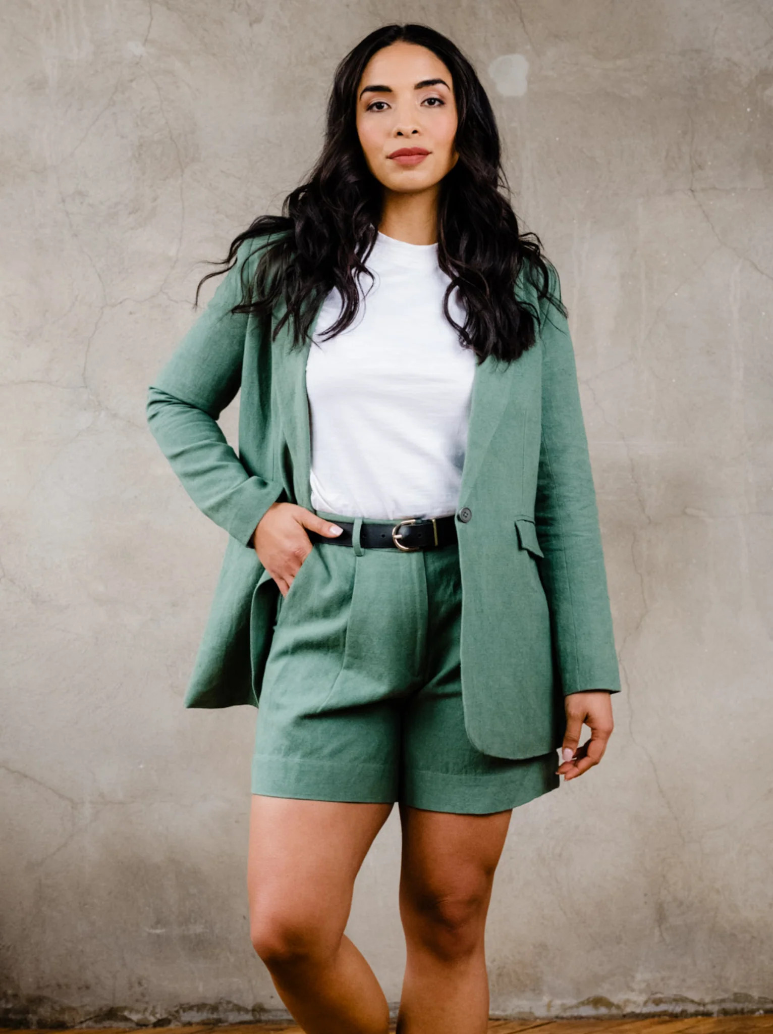 Heather Linen Blazer | ABLE Clothing