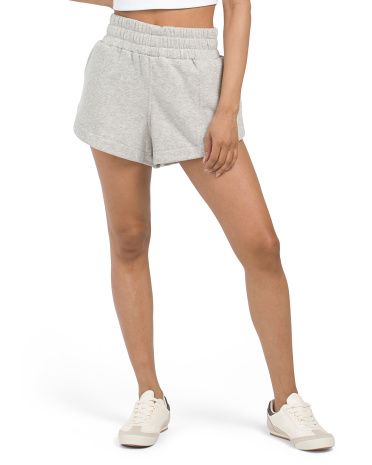 Ultra Soft Fleece High Waisted Shorts | TJ Maxx