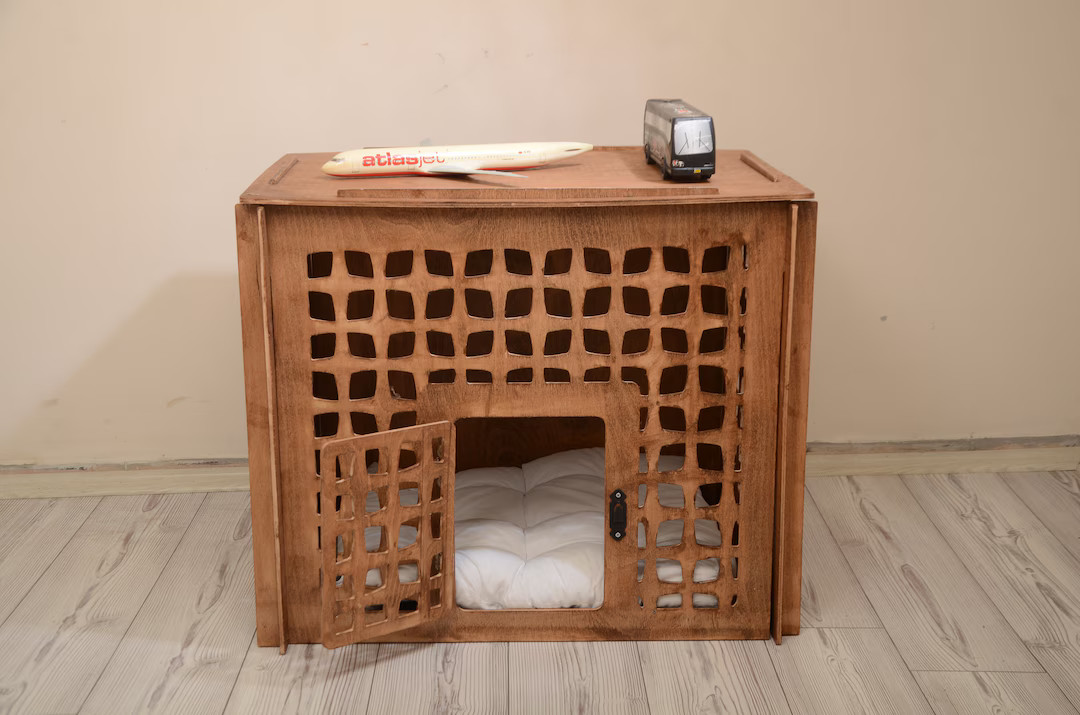 Dog Crate Modern Dog Crate Modern Dog Kennel Large Dog - Etsy | Etsy (US)