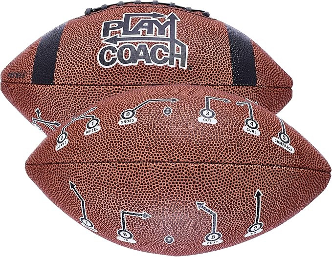 PlayCoach Junior & Peewee Sized Footballs with Route Tree for Kids 6 to 12 - Endorsed by Drew Bre... | Amazon (US)