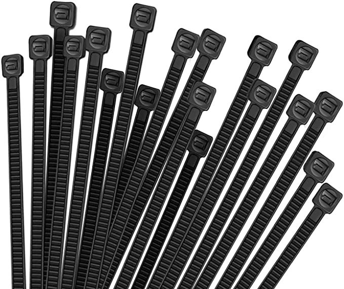 Hmrope 100pcs Cable Zip Ties Heavy Duty 12 Inch, Premium Plastic Wire Ties with 50 Pounds Tensile... | Amazon (US)