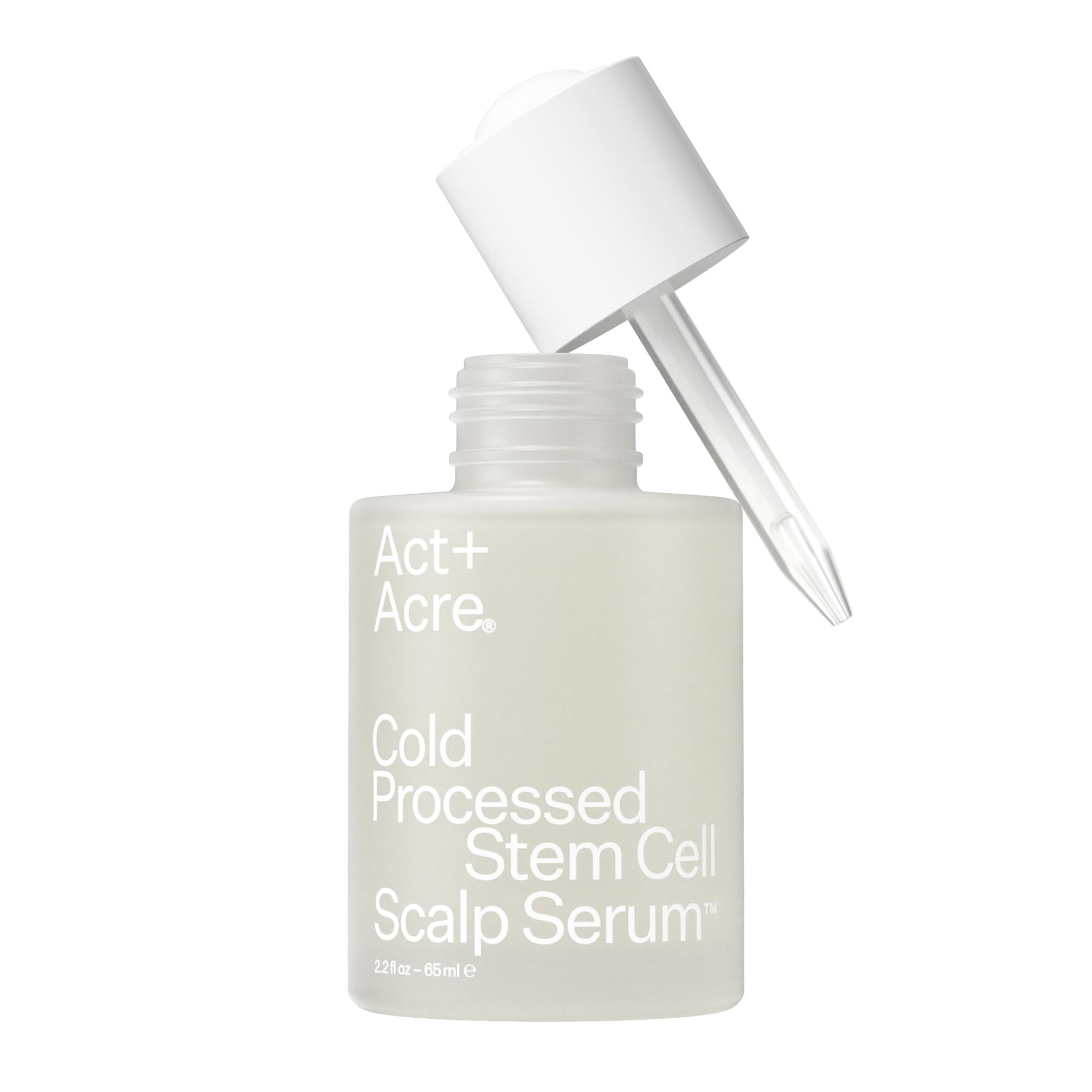 Act+Acre Cold Processed Stem Cell Scalp Serum - Promotes Thicker and Fuller-Looking Hair - Soothe... | Amazon (US)
