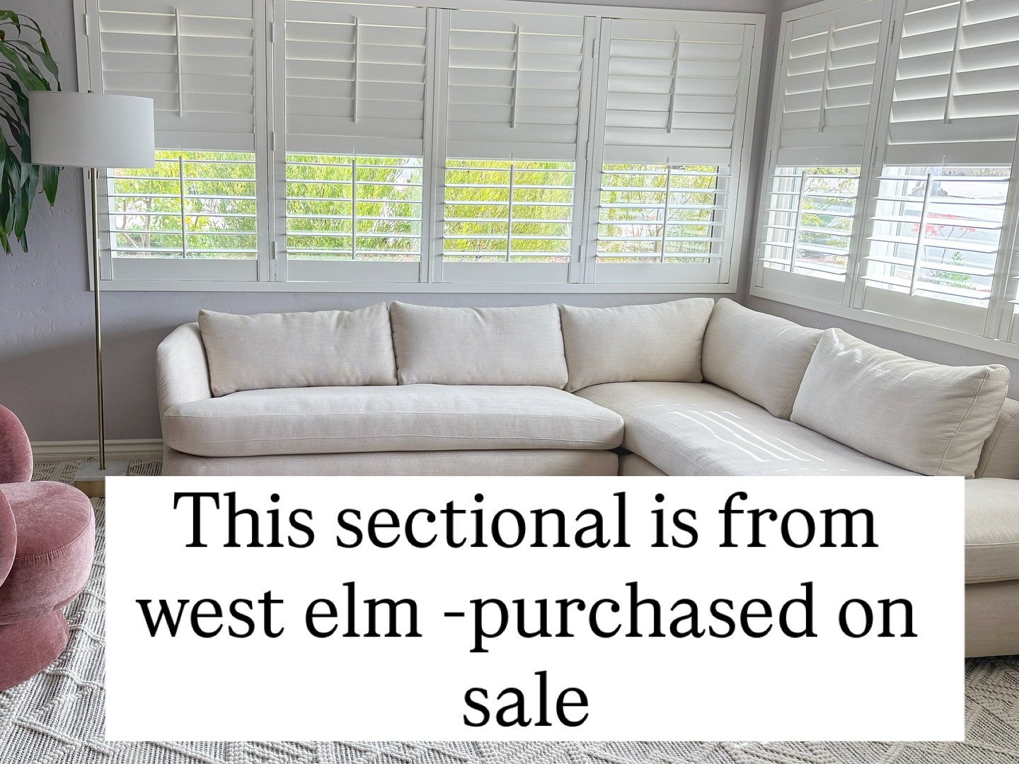 Would you order a sofa online without sitting on it first?  I will admit I have done it and I would do it again although some sofas I have liked better than others.  Your main living room or family room sectional or sofa is a priority purchase.  This is one thing I suggest splurging on- because there are other areas where you can save with less risk. 
-If you limit what you will buy to what you can sit on in store, you are limiting styles, colors, etc.  Even stores like West Elm usually have a few floor models and then the other options of fabrics in swatches so some level of imagination is usually required anyway. 
- If you order online, order from a reputable brand and understand the return policy. 
-Always read reviews!  A sofa is like a mattress, some people like firm others want soft and swishy.  Understand what you are getting. 
Let me help you pick a sofa you love! Send me a dm, lots of sales are happening now and next month.  You could have a new living room before Christmas! 
#sandiegodesigner #sandiegostylist #sofa #sectional #livingroomdecor