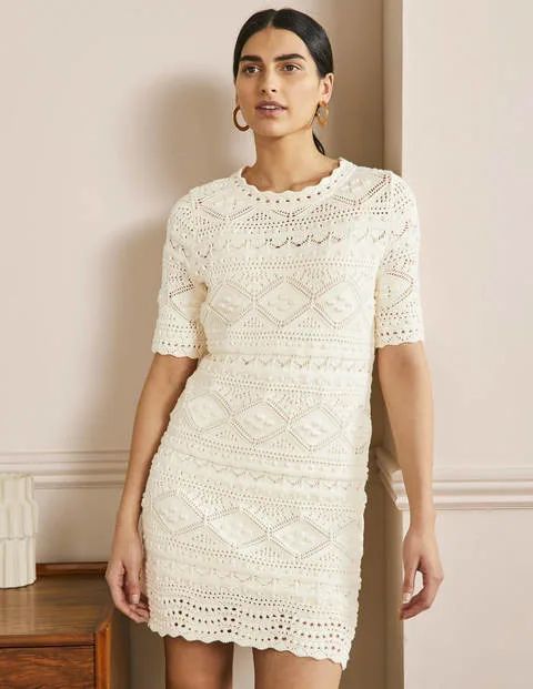 Claudia Textured Knitted Dress | Boden (US)