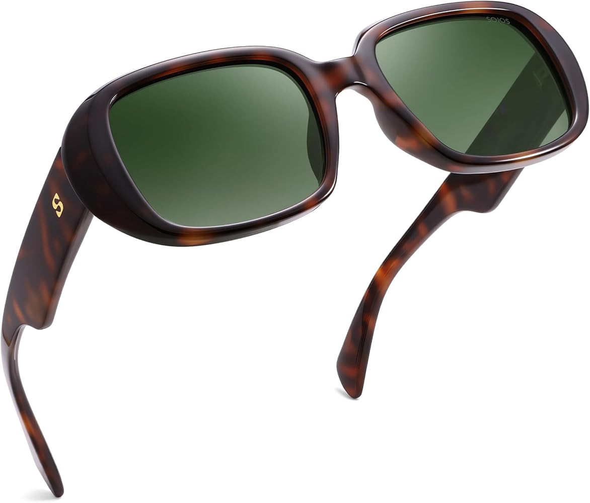 SOJOS Retro Oval Oversized Polarized Sunglasses for Women UV400 Designer Shades Lentes De Sol Par... | Amazon (US)