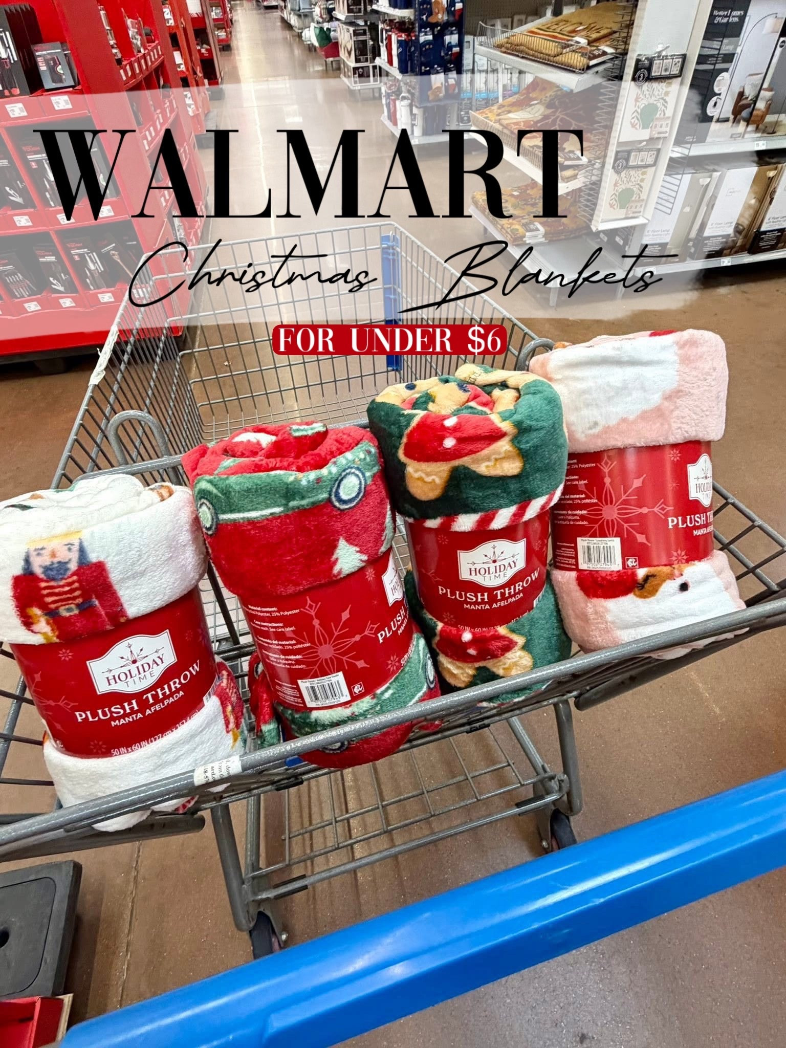 The coziest Christmas find is back! 🎄✨ These super soft holiday blankets are only $6 — and trust me, they feel like a warm hug straight from Santa’s workshop. 🎅🫶 Run, don’t walk — these always sell out fast!

#christmasfinds #holidayblankets #walmartfinds #cozyseason #tiktokmademebuyit

#LTKGiftGuide #LTKSeasonal #LTKHoliday