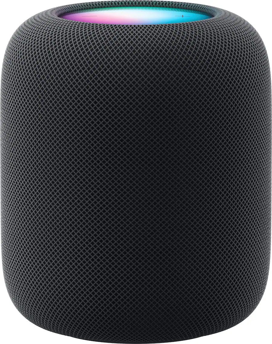Apple - HomePod (2nd Generation) Smart Speaker with Siri - Midnight | Best Buy U.S.