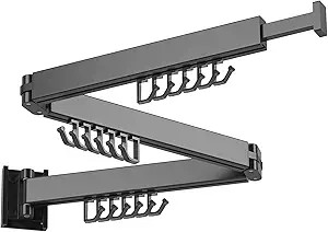 ZdwCyl Clothes Drying Rack,Laundry Drying Rack Wall Mount, Space Saver Clothes Rack,Retractable ,... | Amazon (US)