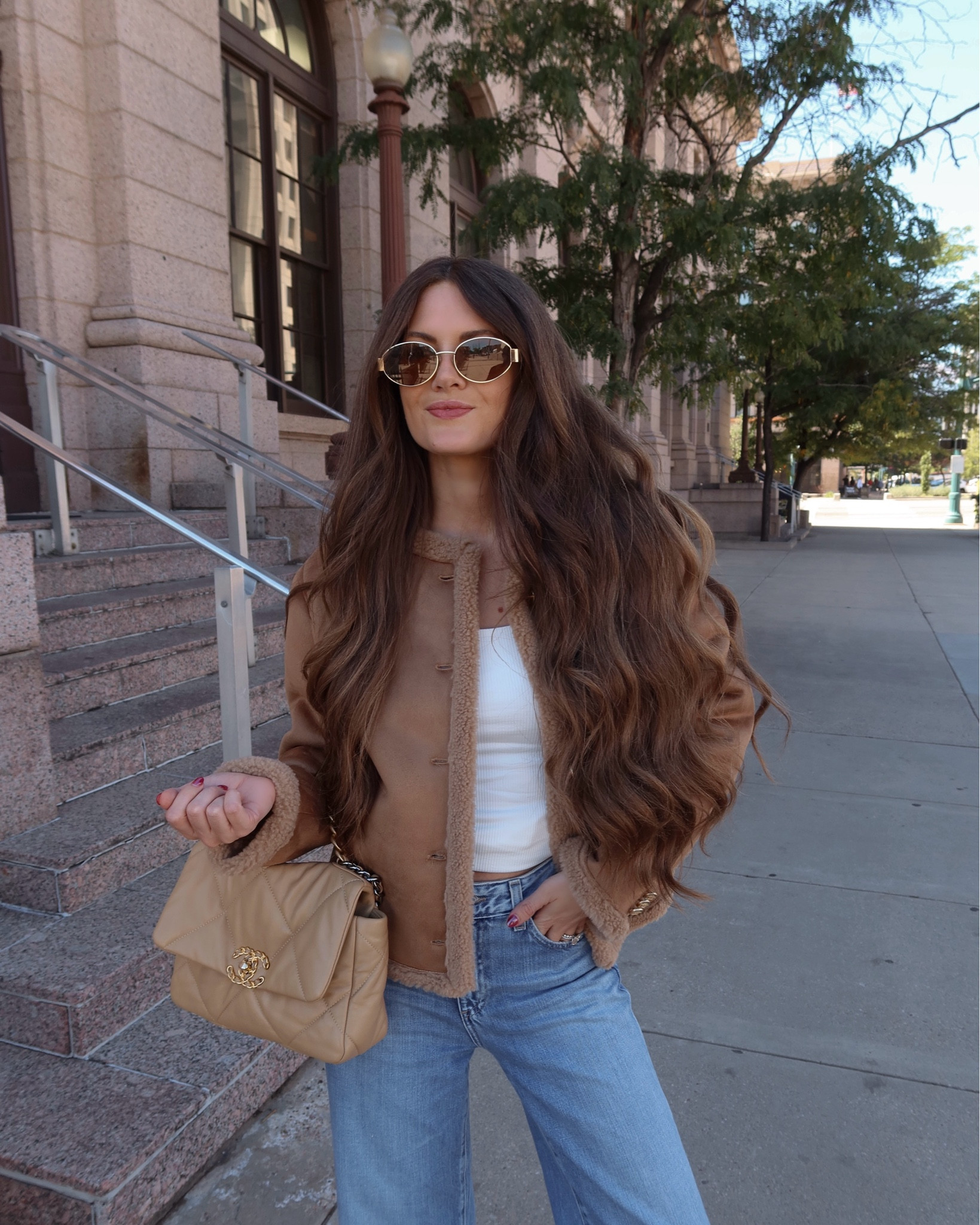 Loving this jacket!! Jeans, bodysuit, designer bag, sunglasses, fall, Maine

#LTKHoliday #LTKGiftGuide #LTKSeasonal