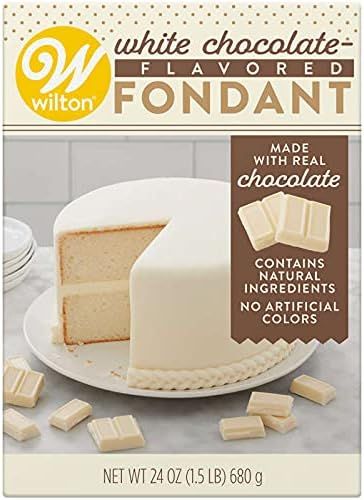 Wilton White Chocolate-Flavored Fondant for Cake Decorating, 24 oz. | Amazon (US)