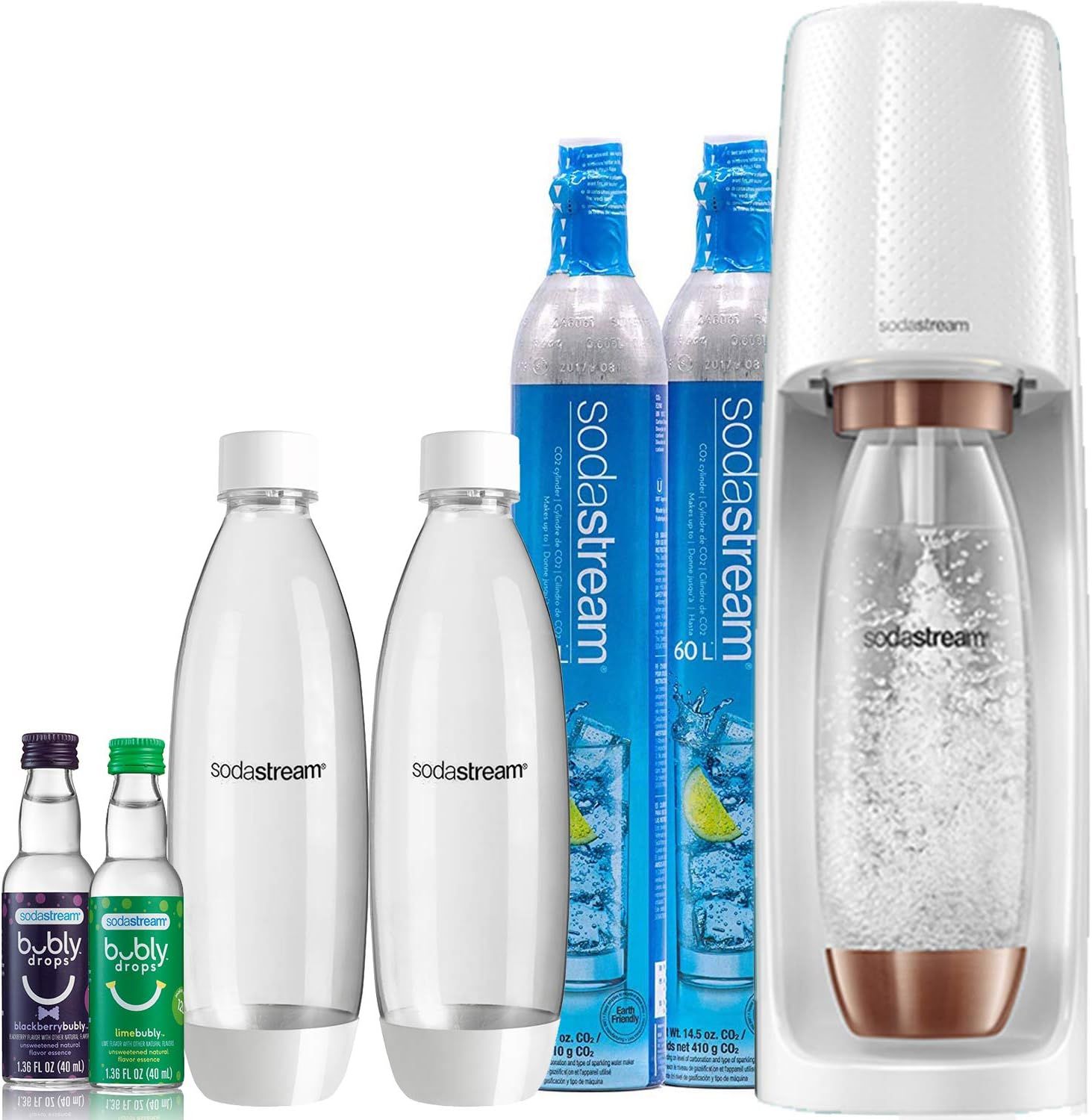 SodaStream Fizzi Sparkling Water Maker Bundle (Rose Gold), with CO2, BPA free Bottles, and bubly ... | Amazon (US)