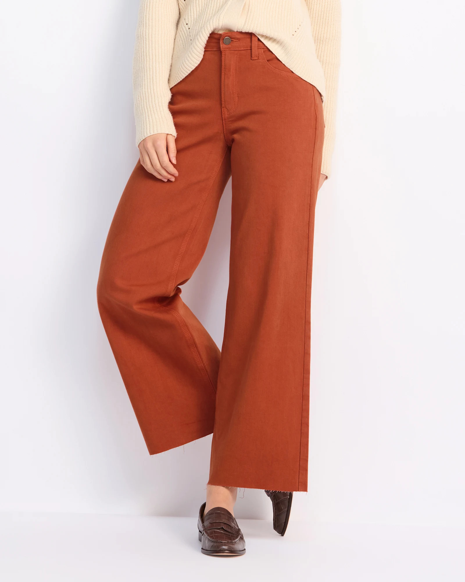 Scissor Cut Longer Length Slim Wide Jean | Stitch Fix