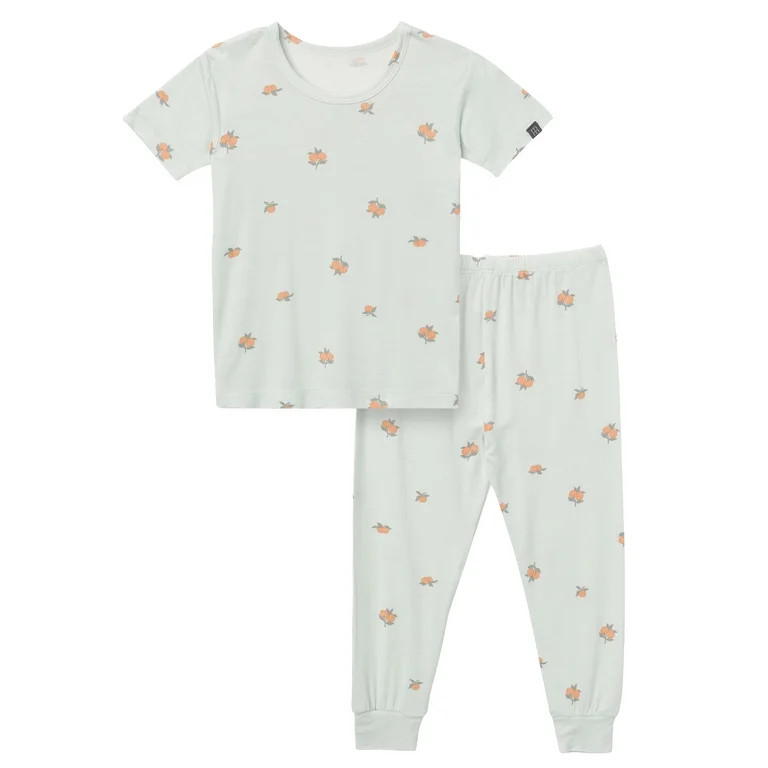 Modern Moments by Gerber Toddler Neutral Super Soft Tight Fitting Pajama Set, 2-Piece, Sizes 12 M... | Walmart (US)