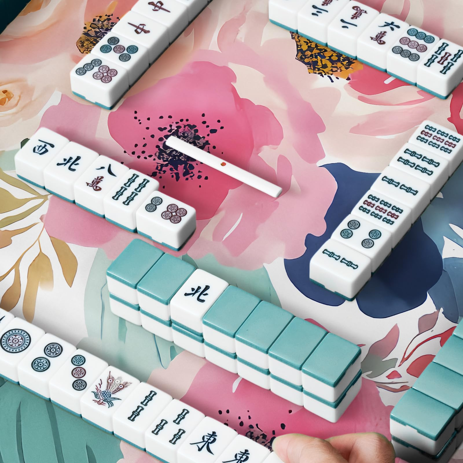 Mahjong Mat for Table Durable Mahjong Table Cover with Unique Design, Premium Mahjong Accessories... | Amazon (US)