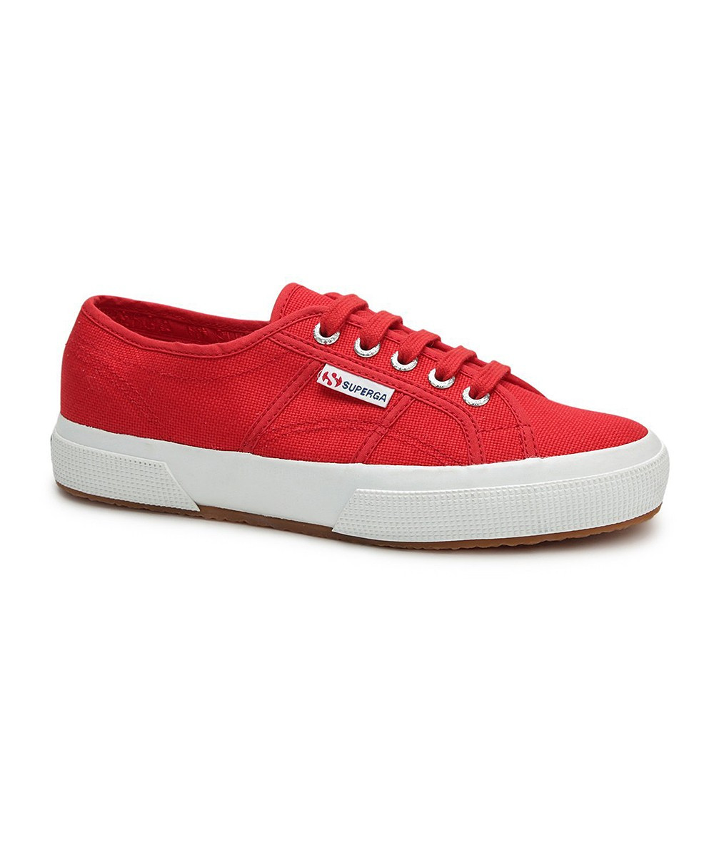 Superga Women's Sneakers RED - Red & White Classic Sneaker - Women | Zulily