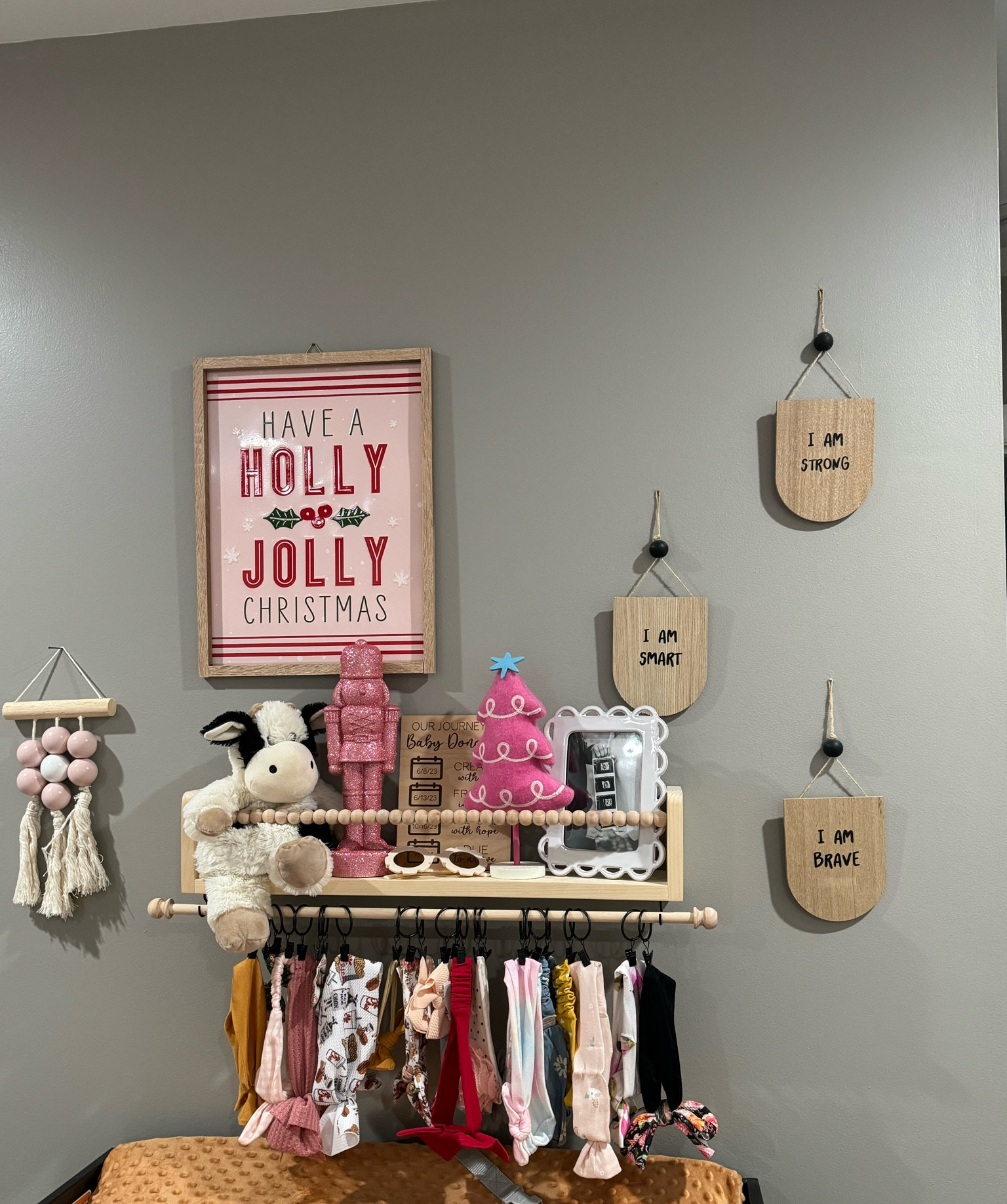 Christmas is happening even in the baby girls room 🩷

#LTKBaby #LTKHoliday #LTKSeasonal