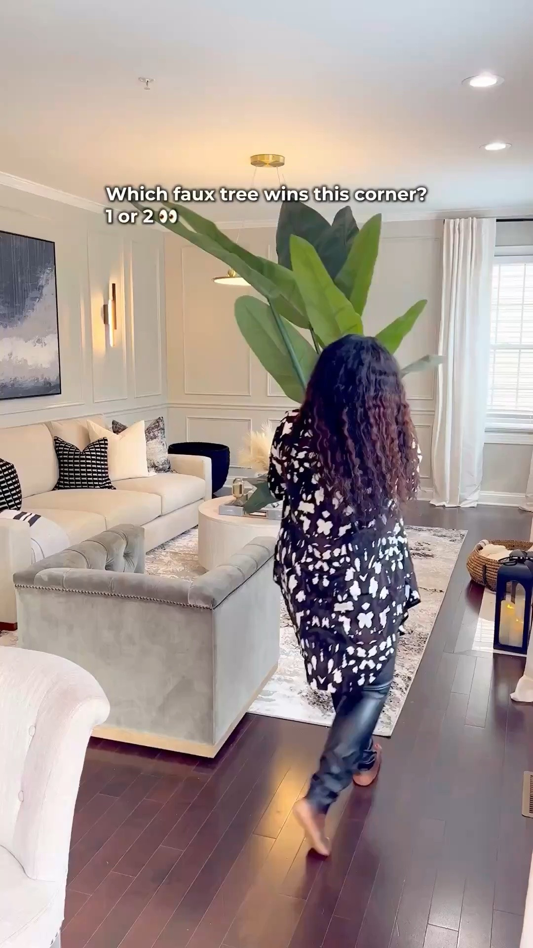 Which faux tree wins this corner?

#LTKHome #LTKSaleAlert