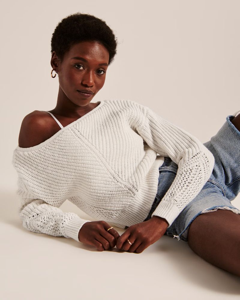 Beachy Boatneck Sweater | Abercrombie & Fitch (US)